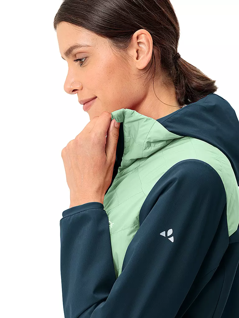 VAUDE | Damen Hybridjacke Brenva Hoodie | Azul oscuro