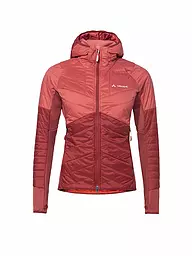 VAUDE | Chaqueta aislante con capucha Sesvenna para mujer | Rojo oscuro