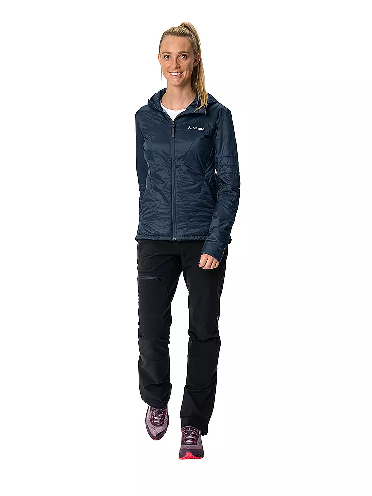 VAUDE | Damen Isolationsjacke Freney V Hoodie | Azul oscuro