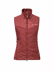 VAUDE | Chaleco aislante Sesvenna para mujer | Rojo oscuro