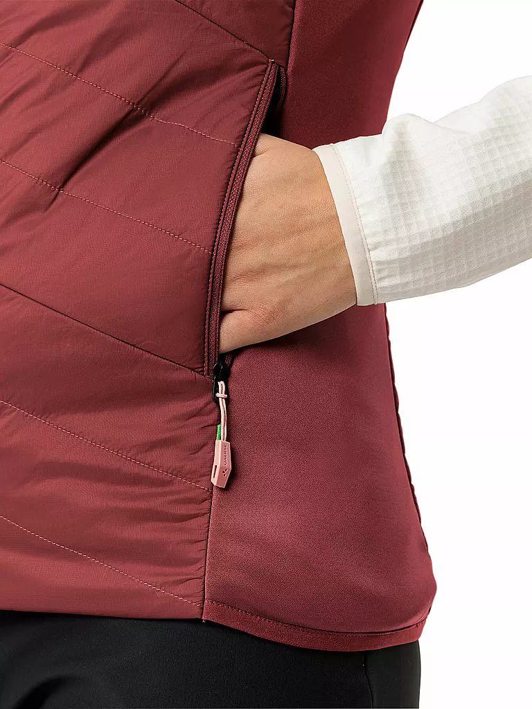 VAUDE | Damen Isoweste Sesvenna  | Rojo oscuro
