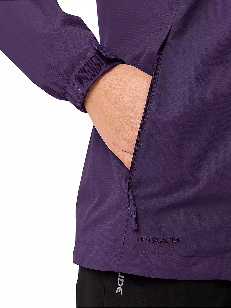 VAUDE | Damen Regenjacke Escape Light 2L Hoodie | Lila