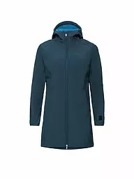VAUDE | Damen Softshellparka Moena  warm Hoodie | Azul oscuro