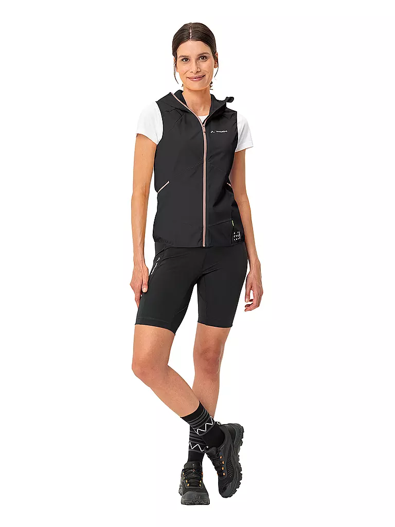 VAUDE | Damen Weste Scopi Hoodie | Negro