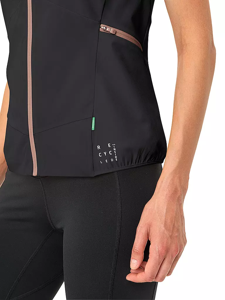 VAUDE | Damen Weste Scopi Hoodie | Negro