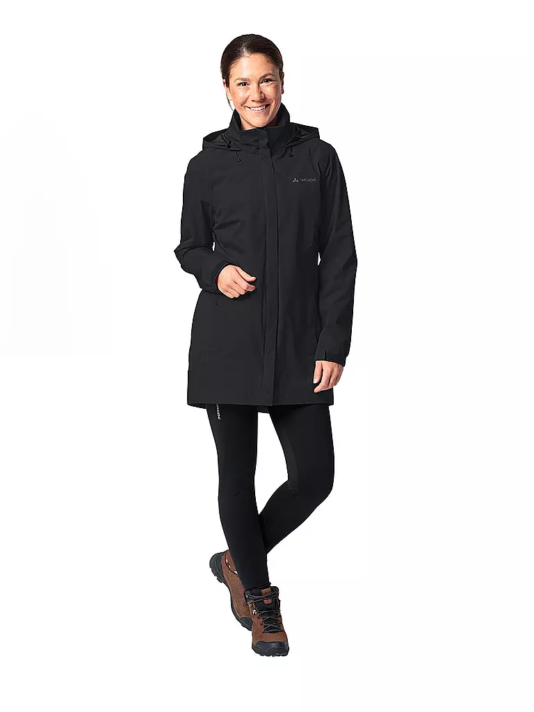 VAUDE | Damen Winterparka Escape 2L Hoodie | Negro