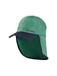 VAUDE | Gorra infantil Sahara IV con protección para el cuello | Verde oscuro