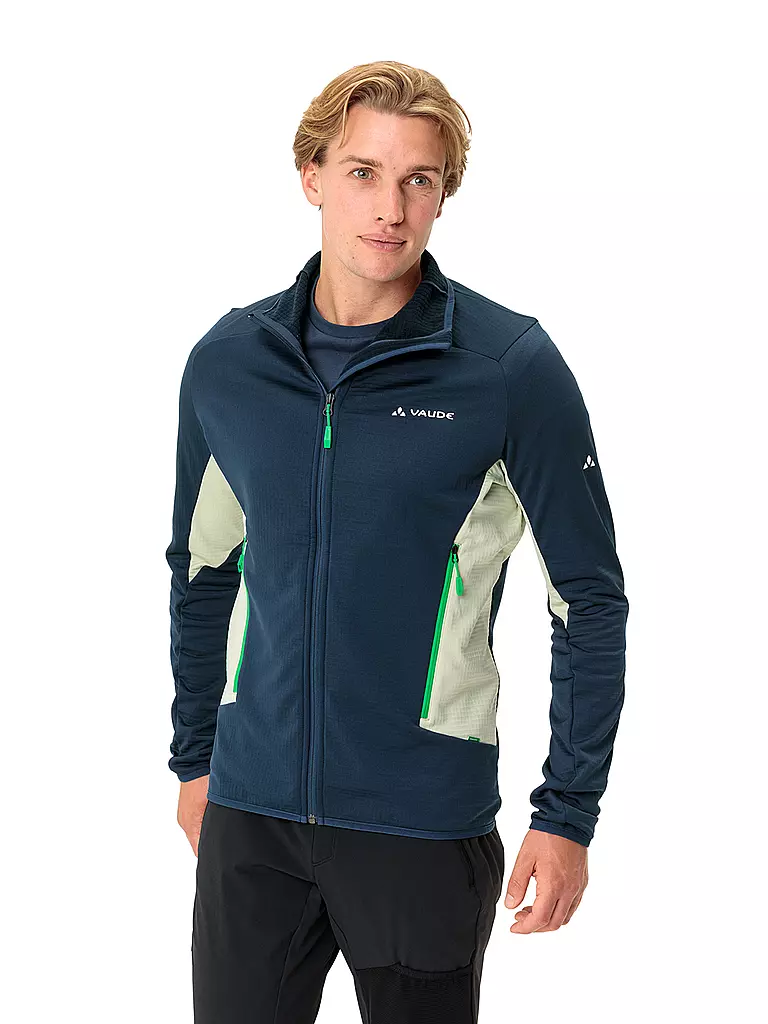VAUDE | Herren Fleecejacke Monvisio | Azul oscuro