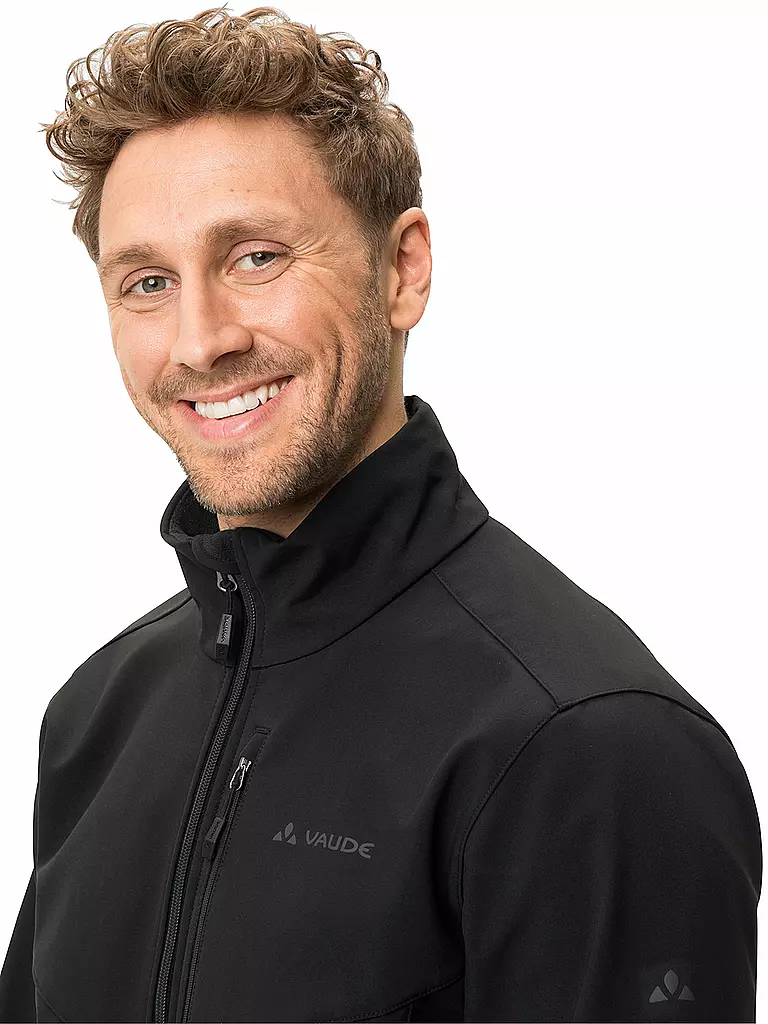 VAUDE | Herren Softshelljacke Cyclone | Negro