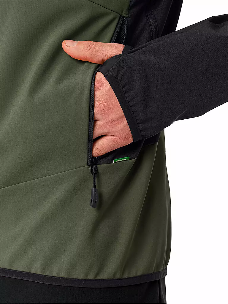 VAUDE | Herren Softshelljacke Larice  Hoodie | Oliva