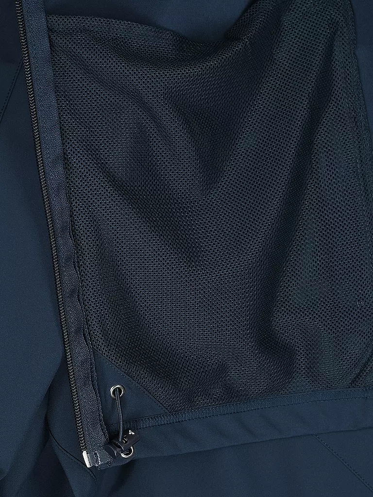 VAUDE | Herren Softshelljacke Stilaro Hoodie | Azul oscuro