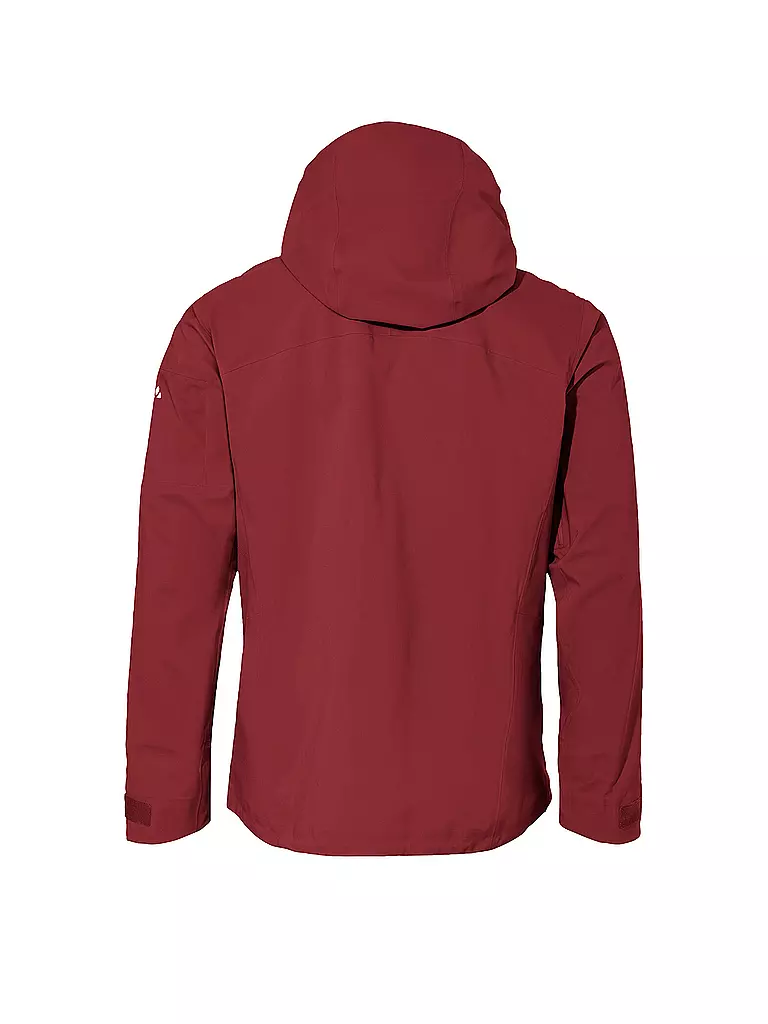 VAUDE | Herren Tourenjacke Monviso 3L | Rojo oscuro