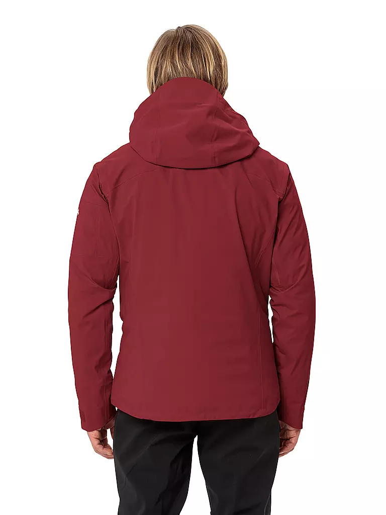 VAUDE | Herren Tourenjacke Monviso 3L | Rojo oscuro