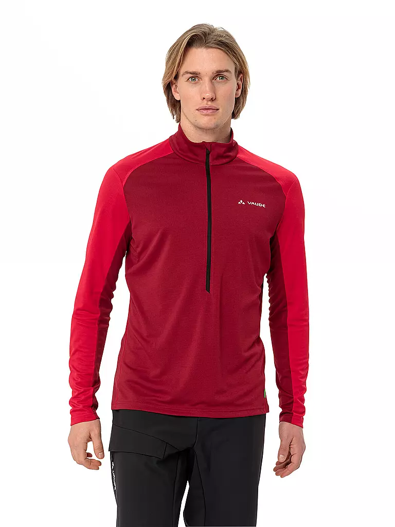 VAUDE | Herren Tourenshirt  Larice Light Shirt II | Rojo oscuro