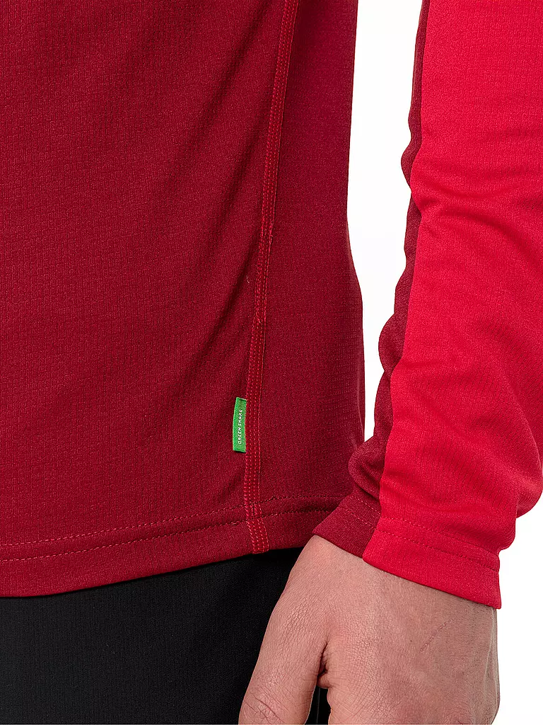 VAUDE | Herren Tourenshirt  Larice Light Shirt II | Rojo oscuro