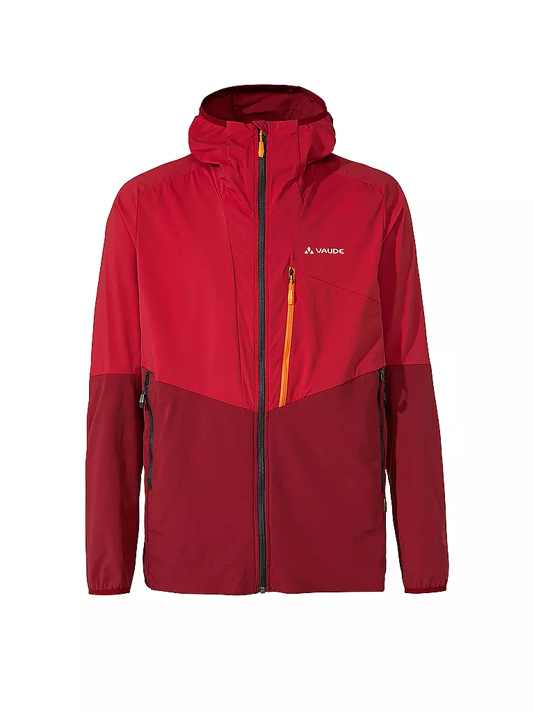 VAUDE | Herren Wanderjacke Tekoa Hoodie | Rojo oscuro