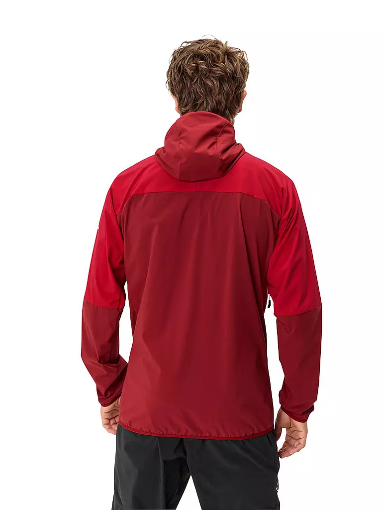 VAUDE | Herren Wanderjacke Tekoa Hoodie | Rojo oscuro