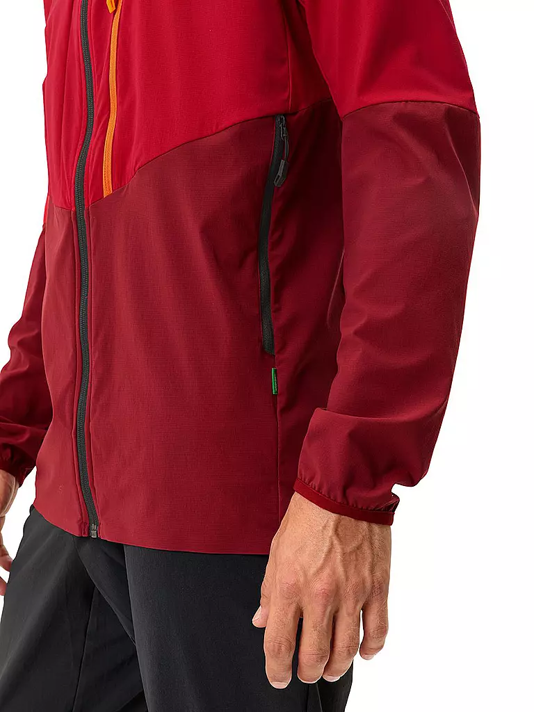VAUDE | Herren Wanderjacke Tekoa Hoodie | Rojo oscuro