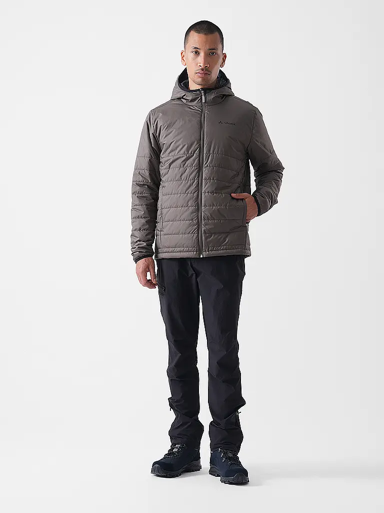 VAUDE | Isojacke Berni Hoodie para hombre | Marrón