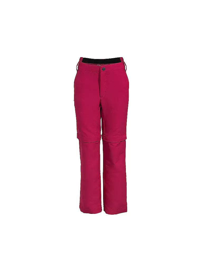 VAUDE | Kinder ZipOff Hose Detective Stretch | Rojo