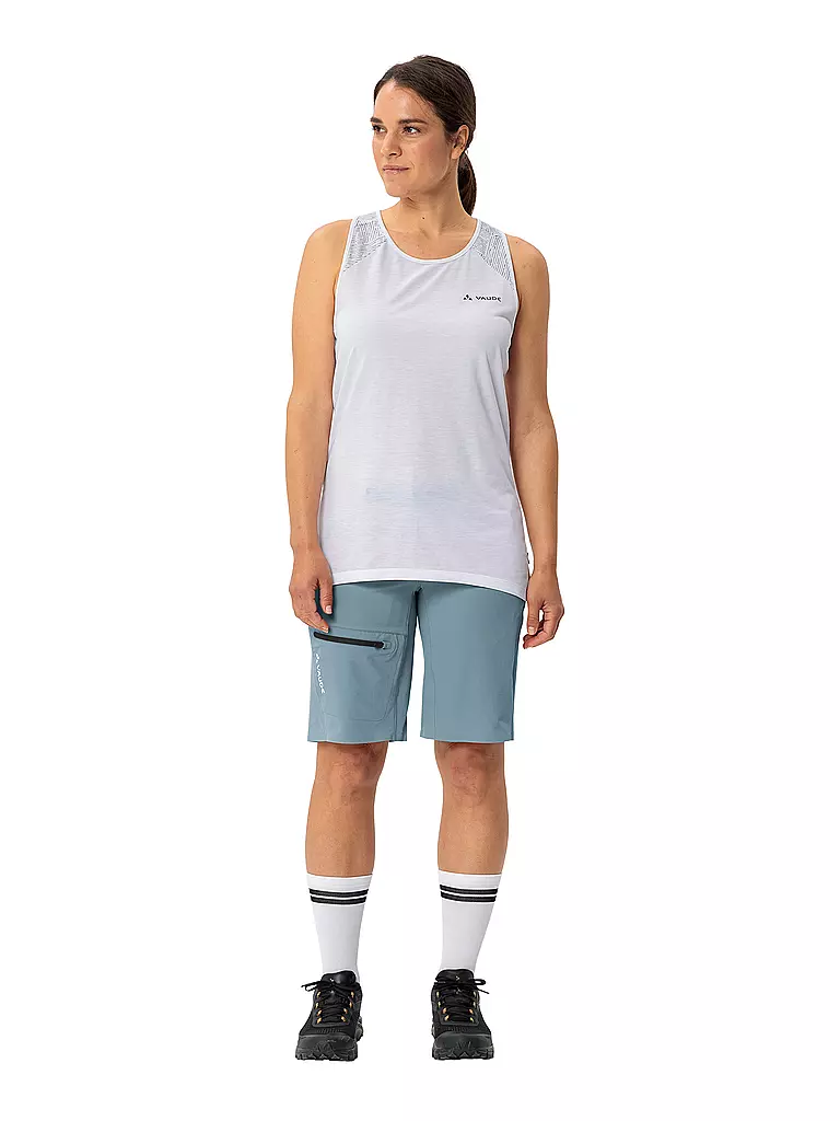 VAUDE | Pantalón corto softshell Badile para mujer | Azul claro