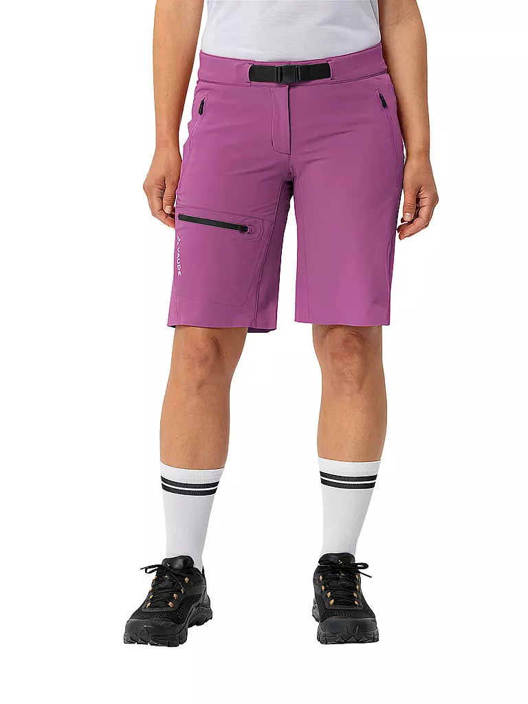 VAUDE | Pantalón corto softshell Badile para mujer | Lila