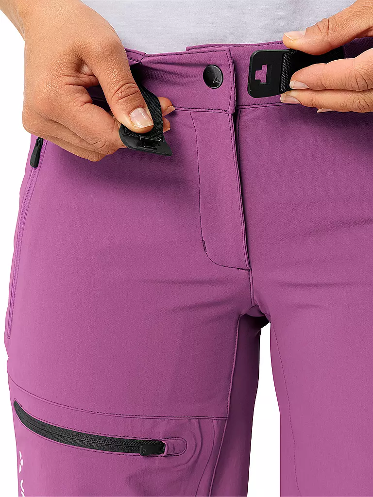 VAUDE | Pantalón corto softshell Badile para mujer | Lila