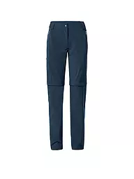 VAUDE | Pantalón de senderismo para mujer Farley Stretch ZipOff | Azul oscuro