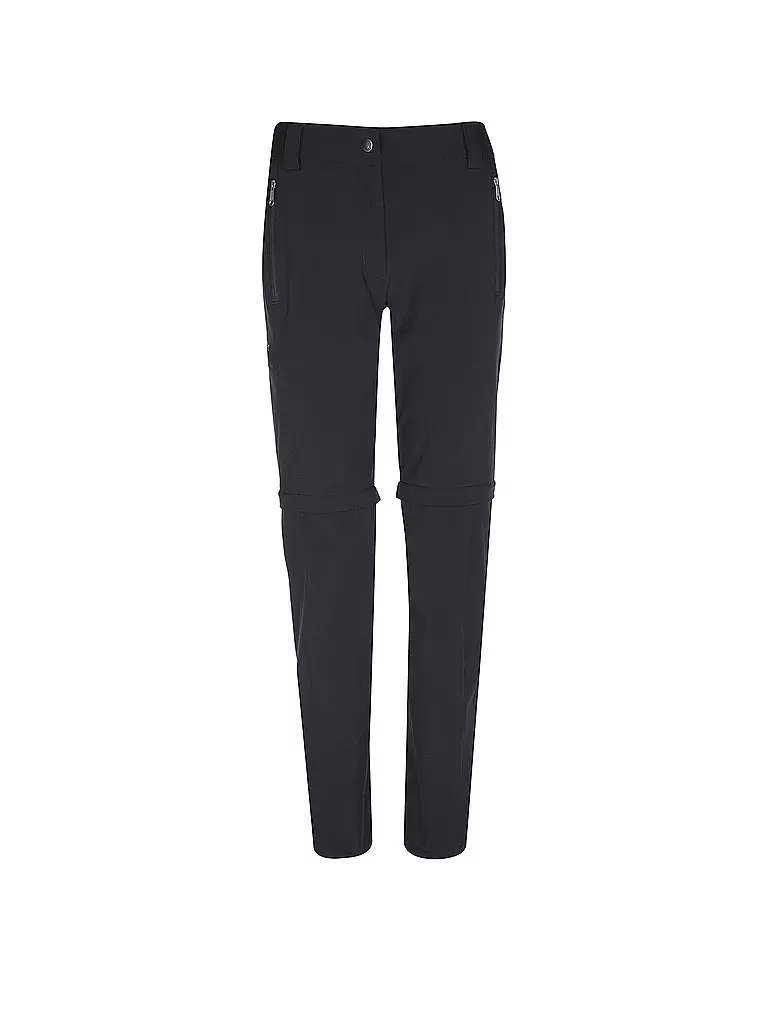 VAUDE | Pantalón de senderismo para mujer Farley Stretch ZipOff | Negro