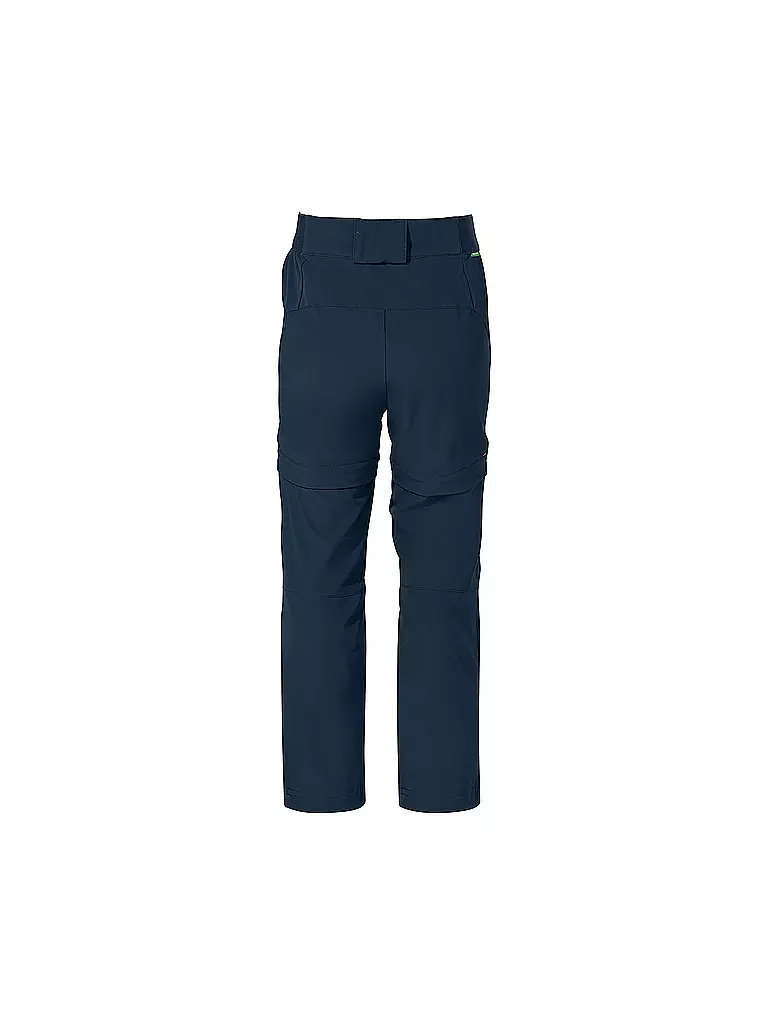 VAUDE | Pantalón de senderismo para niños Slim Fit Zip-Off | Azul oscuro