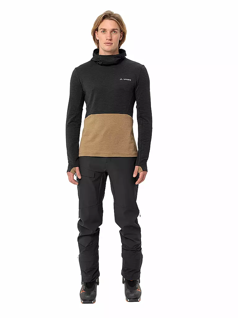 VAUDE | Pantalón de senderismo softshell para hombre Monviso Alpine | Negro