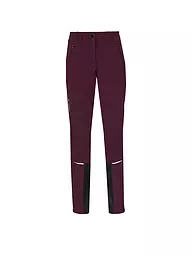VAUDE | Pantalones softshell de touring Larice para mujer | Rojo oscuro