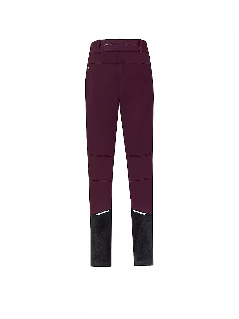 VAUDE | Pantalón softshell de touring Larice para mujer | Rojo oscuro