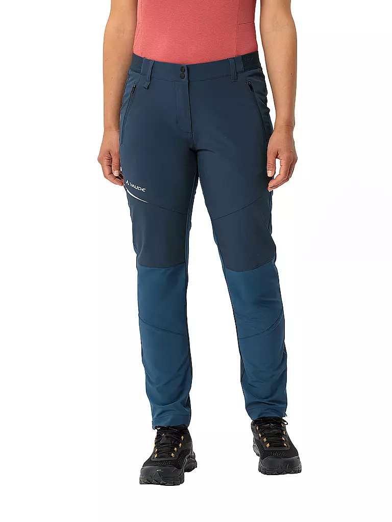 VAUDE | Pantalones de senderismo Elope para mujer | Azul oscuro