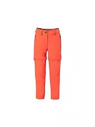 VAUDE | Pantalones de senderismo para niños Slim Fit ZipOff | Naranja