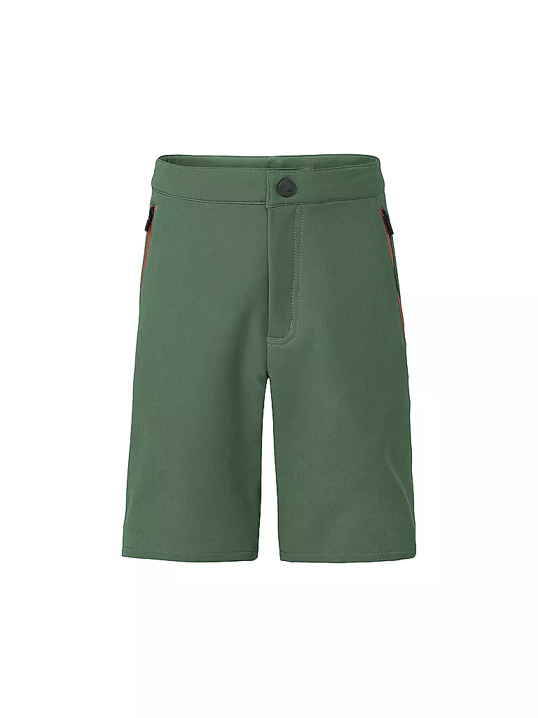 VAUDE | Pantalones de senderismo para niños Slim Fit ZipOff | Verde oscuro
