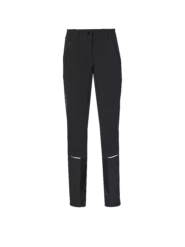 VAUDE | Pantalones softshell de touring Larice para mujer | Negro