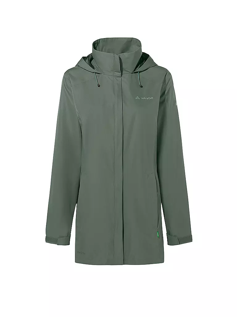 VAUDE | Parka de invierno para mujer Escape 2L con capucha | Verde oscuro