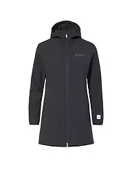 VAUDE | Parka softshell Moena cálido con capucha para mujer | Negro