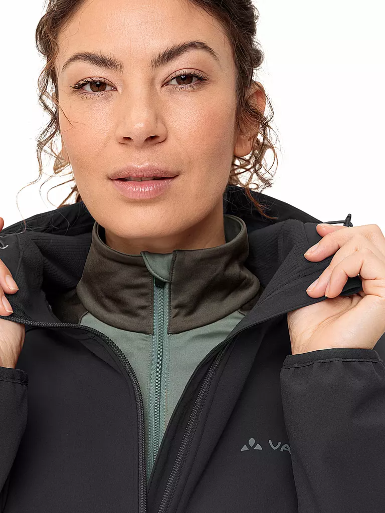 VAUDE | Parka softshell Moena cálido con capucha para mujer |