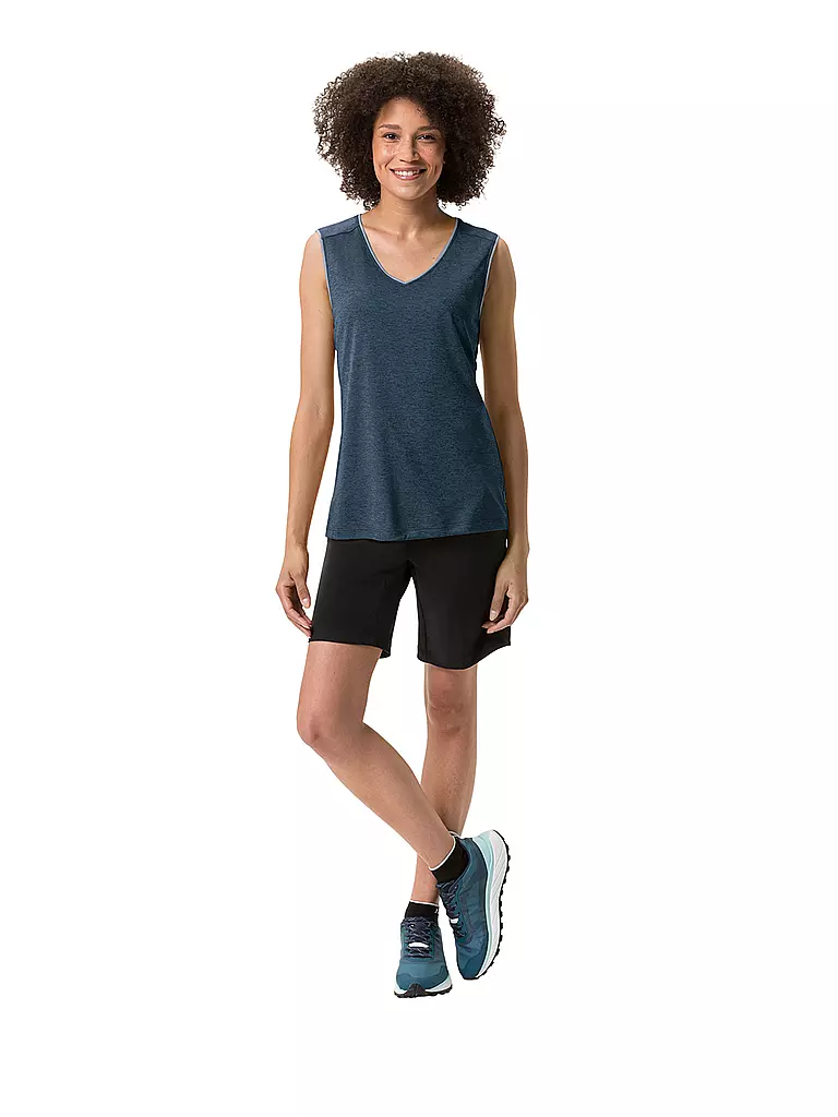 VAUDE | Top funcional Essential para mujer | Azul oscuro