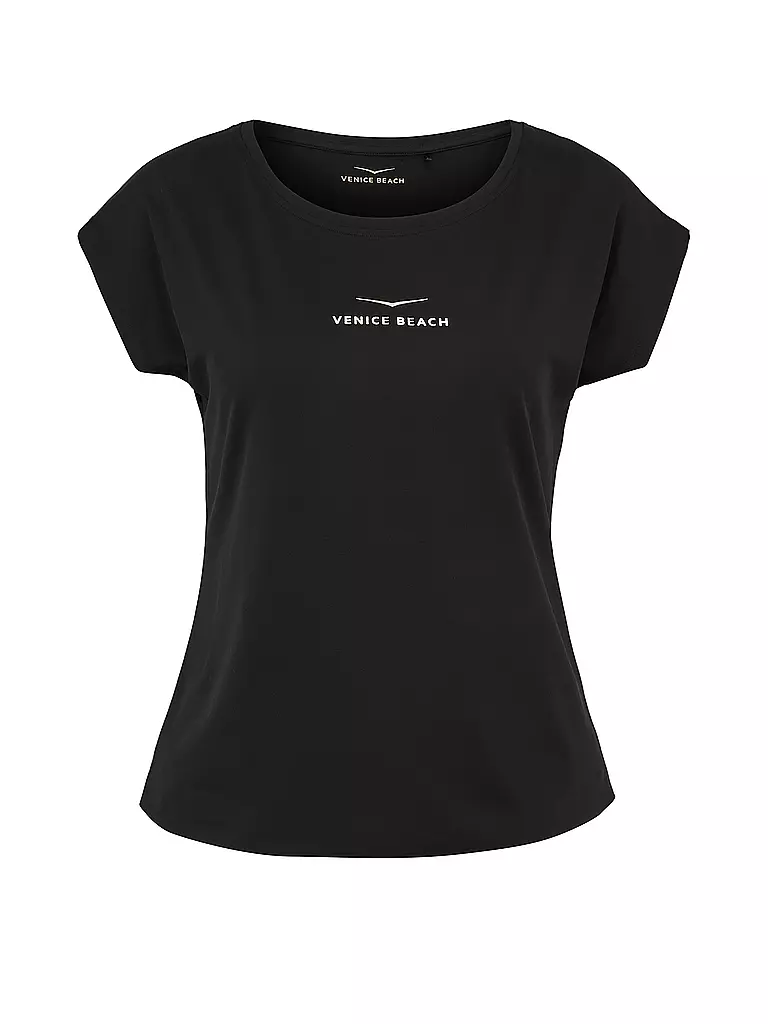 VENICE BEACH | Camiseta de fitness Wonder para mujer | Negro