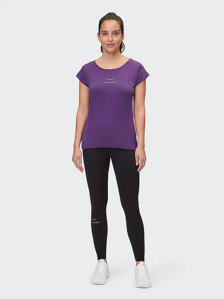VENICE BEACH | Camiseta de fitness Wonder para mujer | Lila