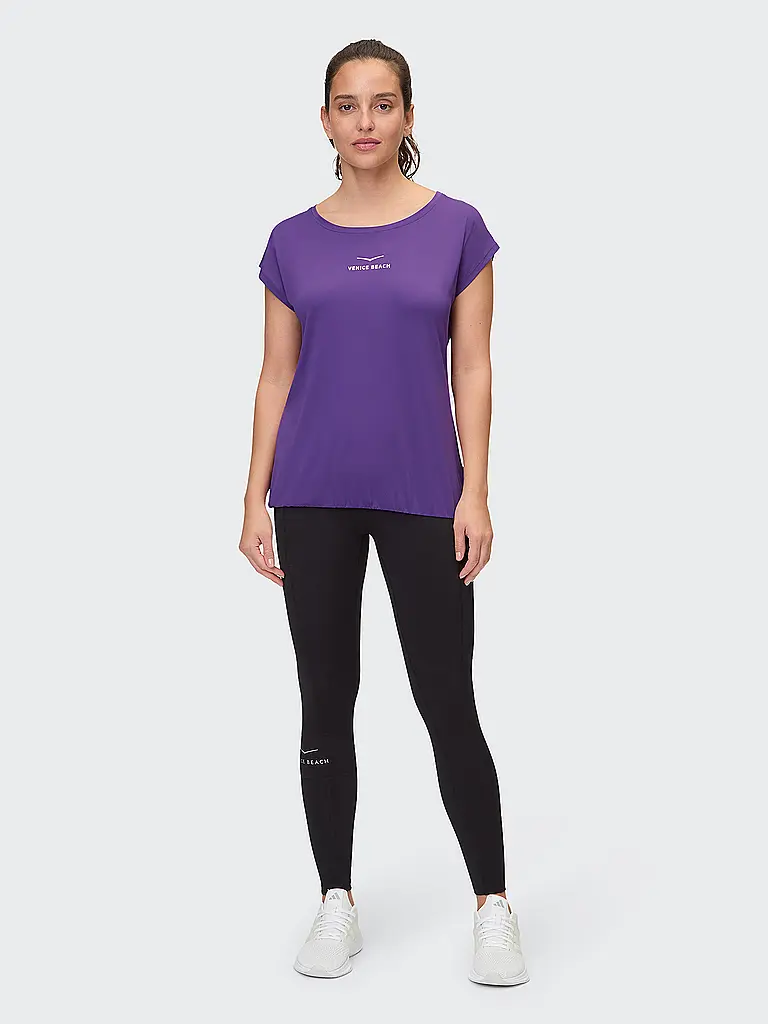 VENICE BEACH | Camiseta de fitness Wonder para mujer | Lila