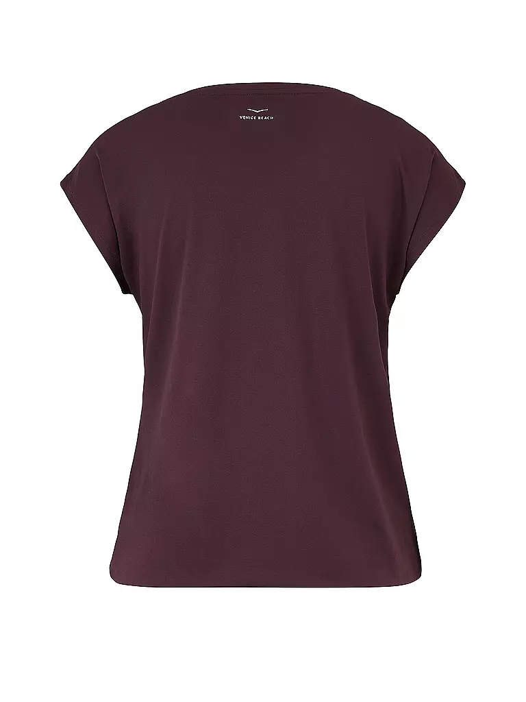 VENICE BEACH | Damen Fitnessshirt Wonder | Rojo oscuro