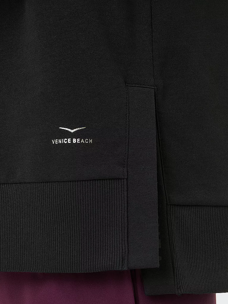 VENICE BEACH | Damen Fitnesssweater Aislinn | Negro