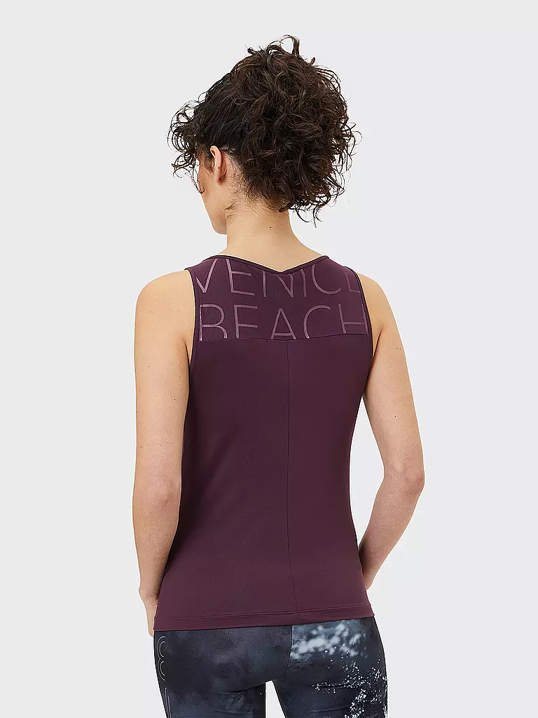 VENICE BEACH | Damen Fitnesstank Cori | Rojo oscuro