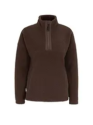 VENICE BEACH | Suéter de fitness Sarah HalfZip para mujer | Marrón