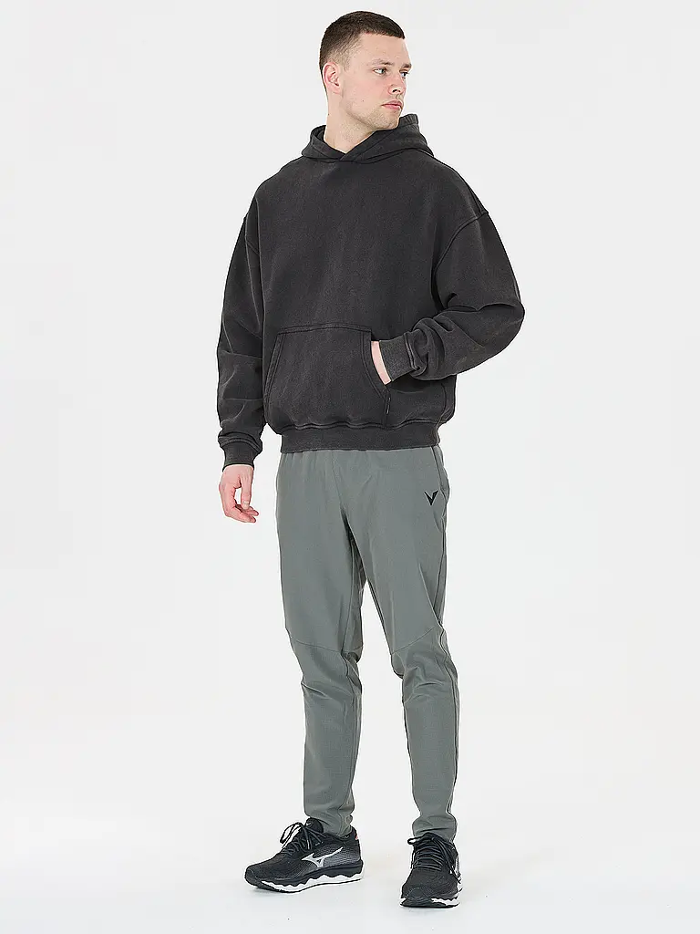 VIRTUS | Sudadera con capucha para hombre LLyod Washed | Negro