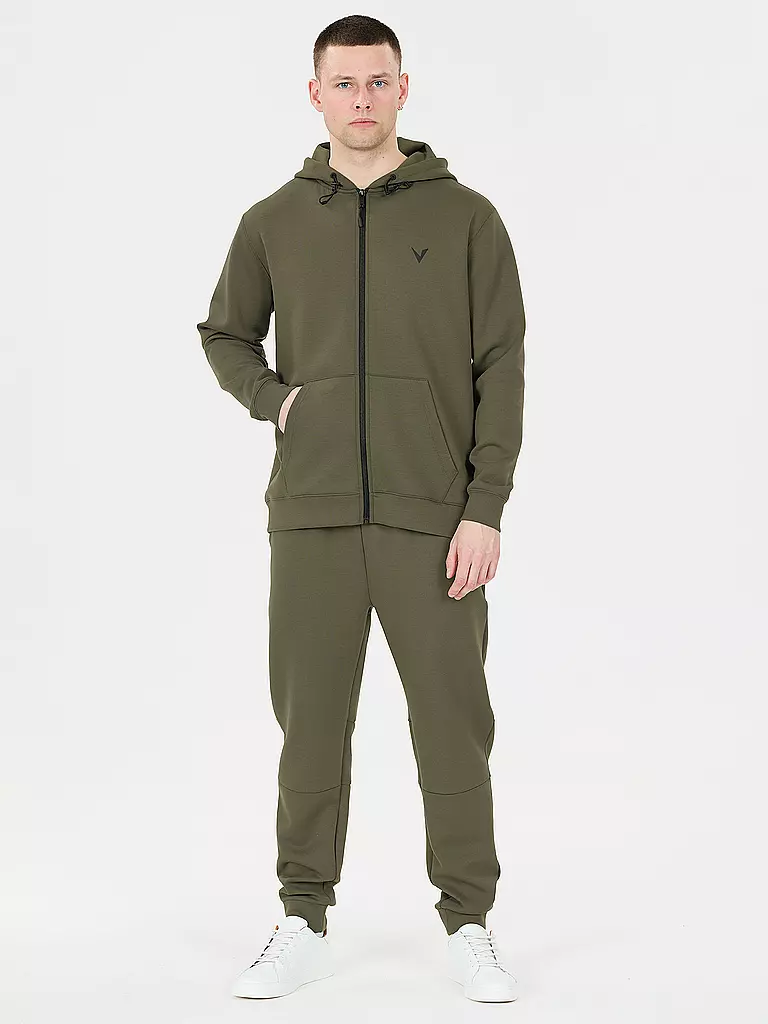 VIRTUS | Sudadera con capucha Taro para hombre | Verde oscuro